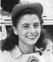 Clara Schillace, AAGPBL player, outfielder