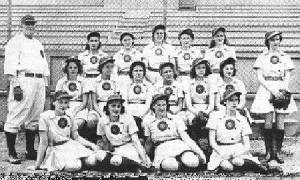 aagpbl, south bend blue sox, 1943
